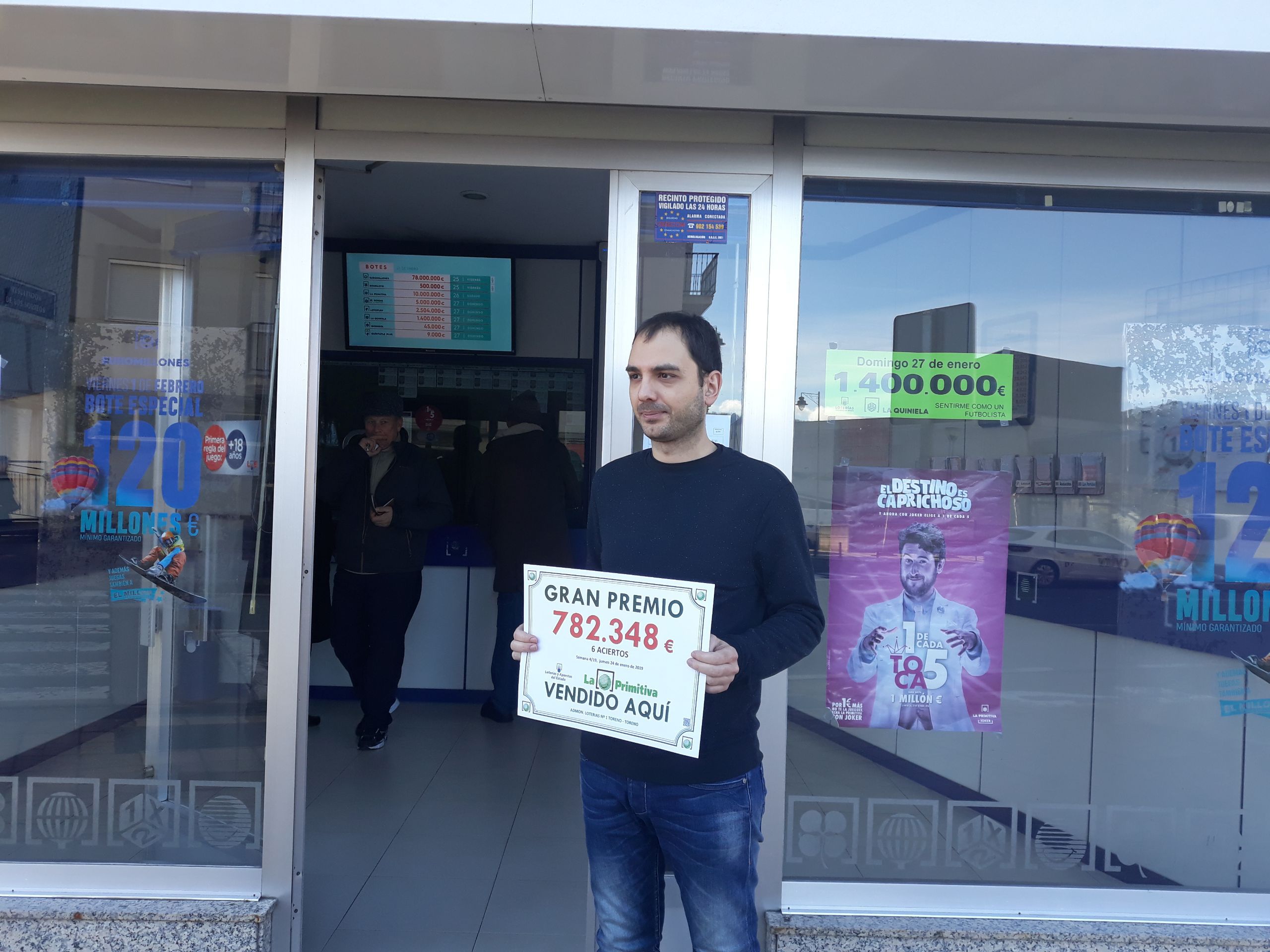 El acertante de Villaquilambre se llevará 788.000 euros. | ICAL El acertante de Villaquilambre se llevará 788.000 euros. | ICAL