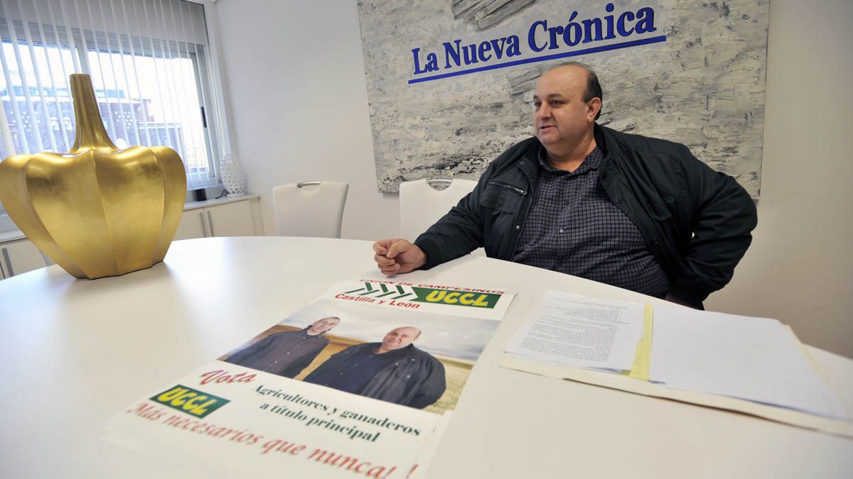 El secretario general de UCCL, Juan Antonio Rodríguez. | DANIEL MARTÍN El secretario general de UCCL, Juan Antonio Rodríguez. | DANIEL MARTÍN