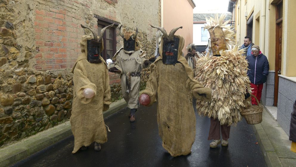 Carnaval de Llamas de la Ribera este domingo. | MAURICIO PEÑA