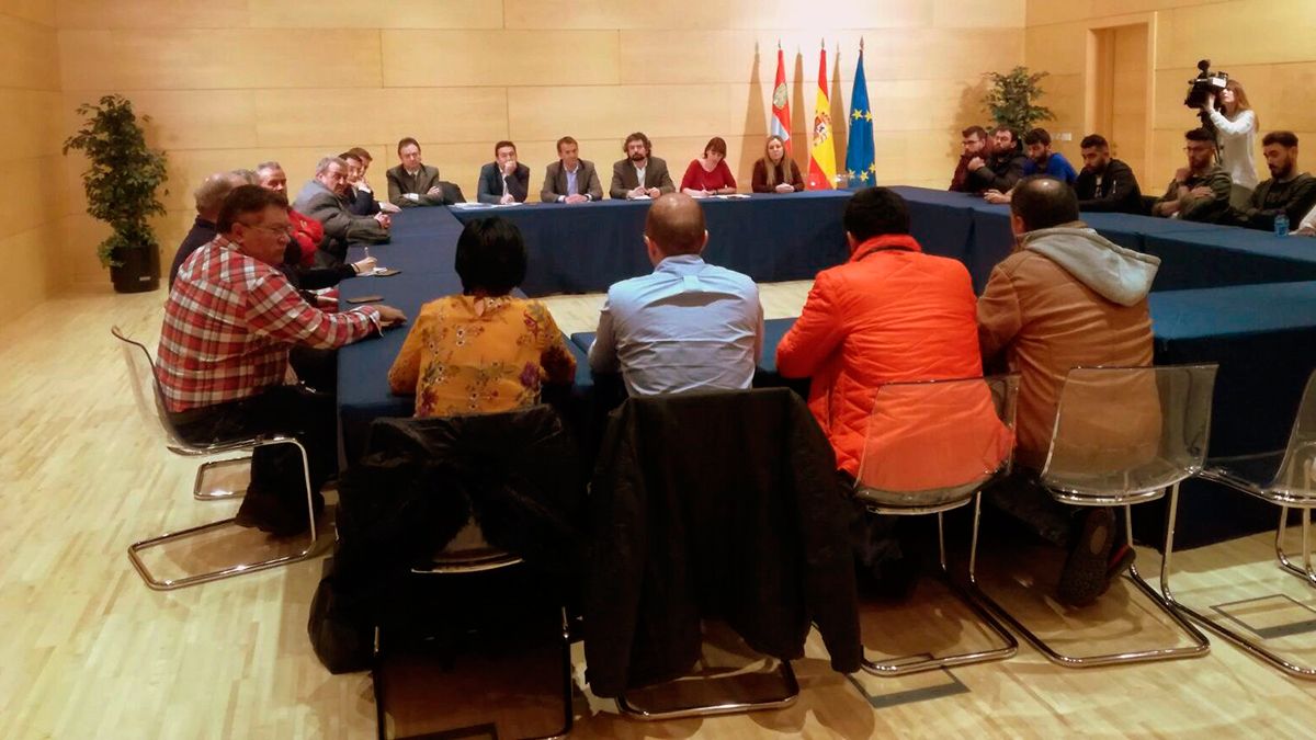 Los responsables de FP de La Robla. | L.N.C. Los responsables de FP de La Robla. | L.N.C.