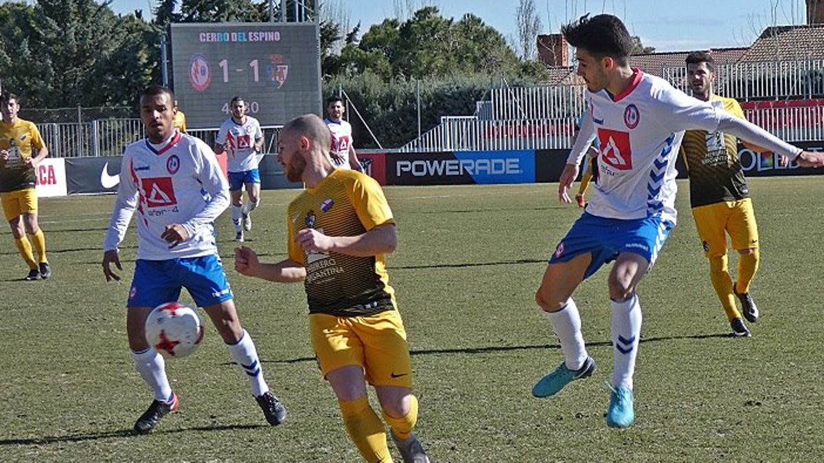 Imagen del partido ante el Rayo Majadahonda. | RAYO MAJADAHONDA