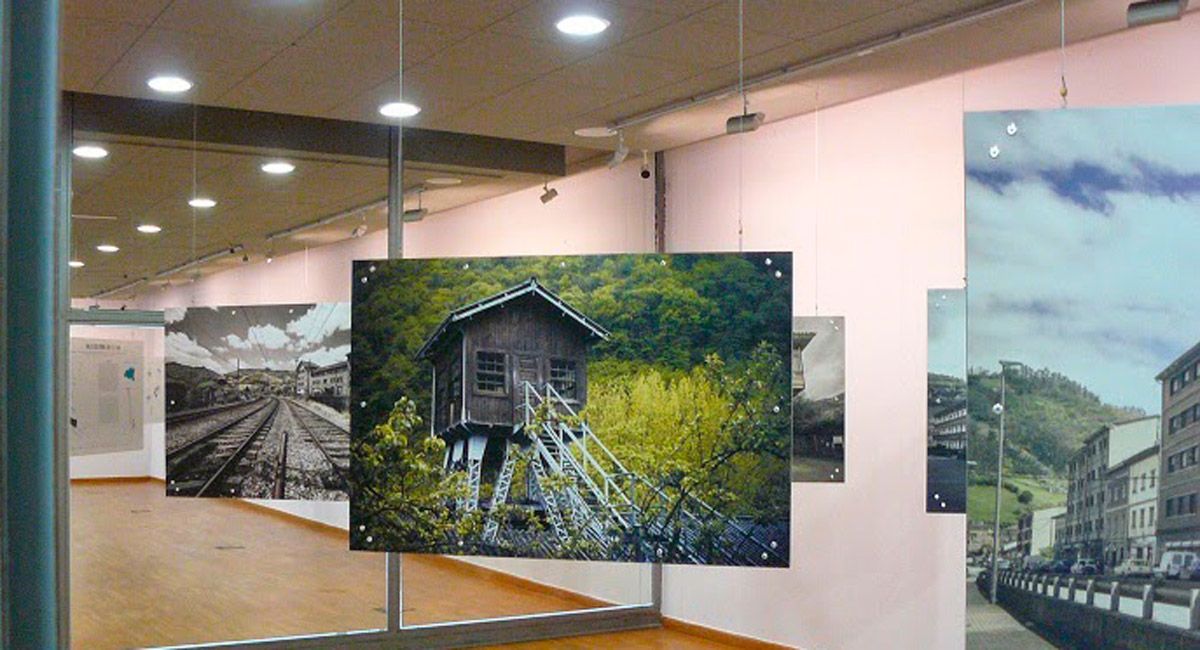 Una vista de la muestra ahora premiada por Hispania Nostra y que pudo verse en el Museo de la Siderurgia y la Minería.