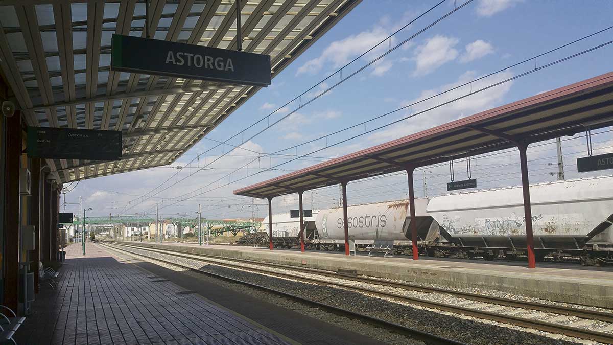 La estación de tren de Astorga en una imagen de archivo. | P.F.