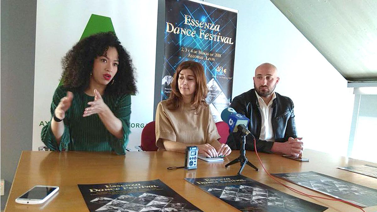 Un momento de la presentación, este miércoles en Astorga. | ESSENZA DANCE FESTIVAL