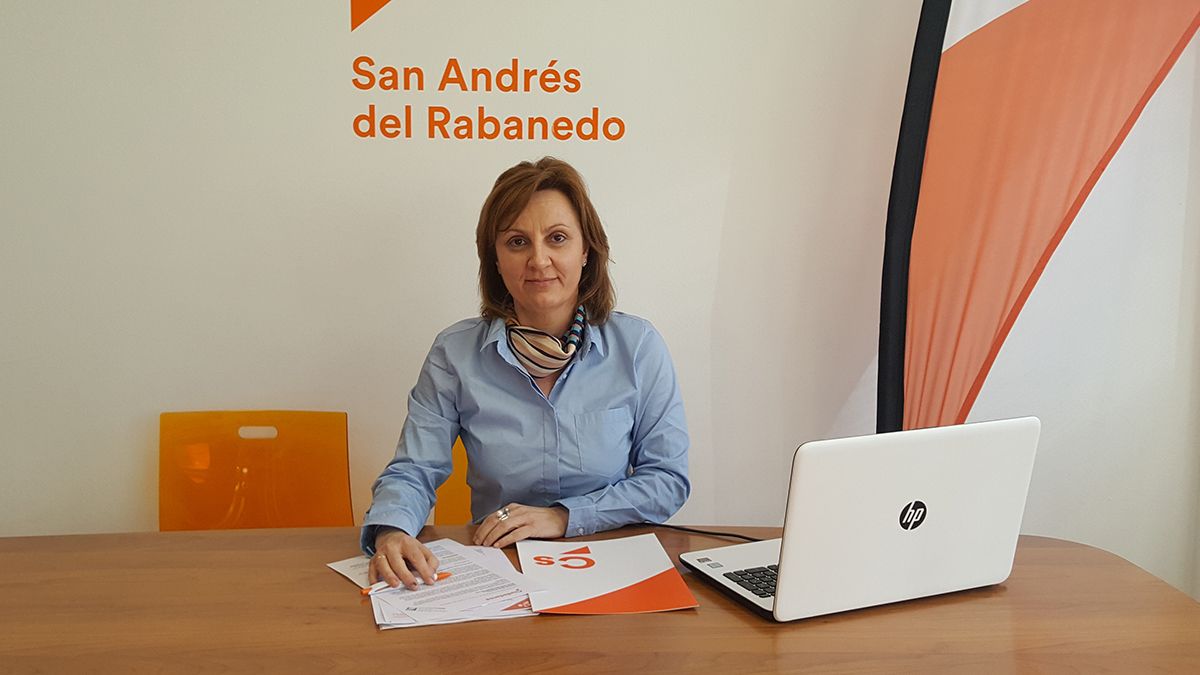 La concejala de Ciudadanos en San Andrés, Olga Pérez. | L.N.C.