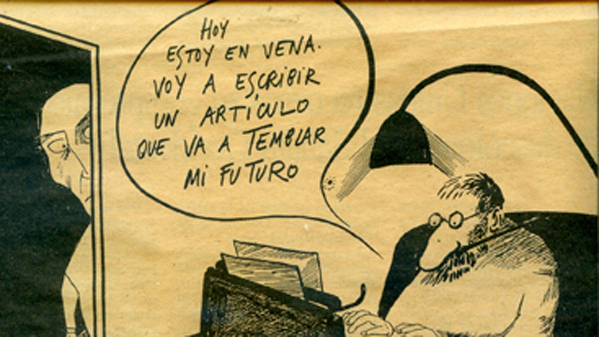 Viñeta de Chumy Chúmez (hoy estoy en vena).