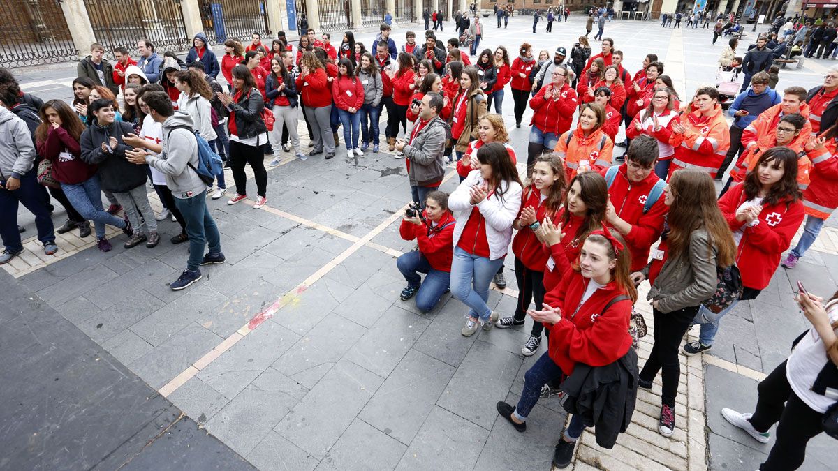 La capital leonesa acoge la VI Jornada Autonómica de Vida Asociativa de Cruz Roja Juventud en Castilla y León 'Java 2015'. | CARLOS S. CAMPILLO (ICAL)