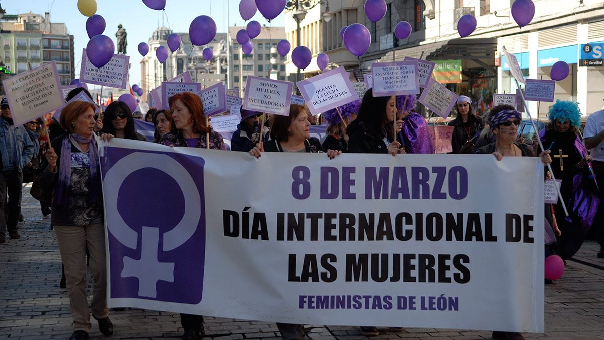 Una de las manifestaciones del Día de la Mujer en la provincia en una imagen de archivo.