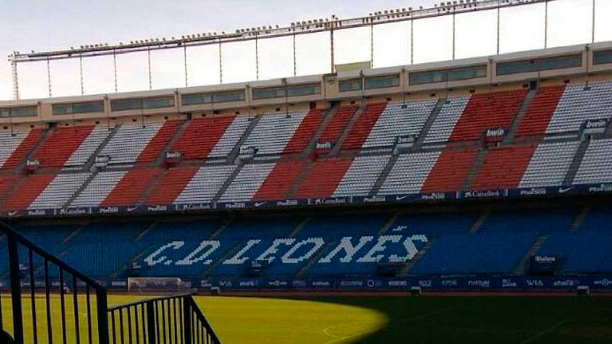Imagen de las gradas del estadio. | FRENTE ATLÉTICO