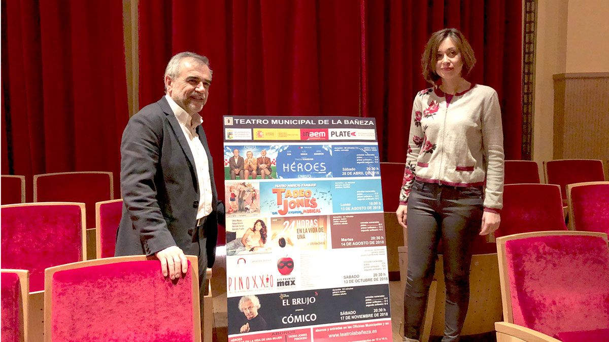 José Miguel Palazuelo y Carmen Martínez presentaron este martes la programación del plan Platea. | ABAJO