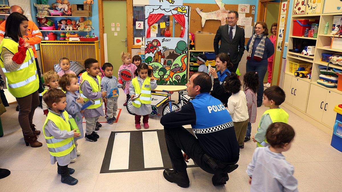 Campaña de seguridad vial en las guarderías.
