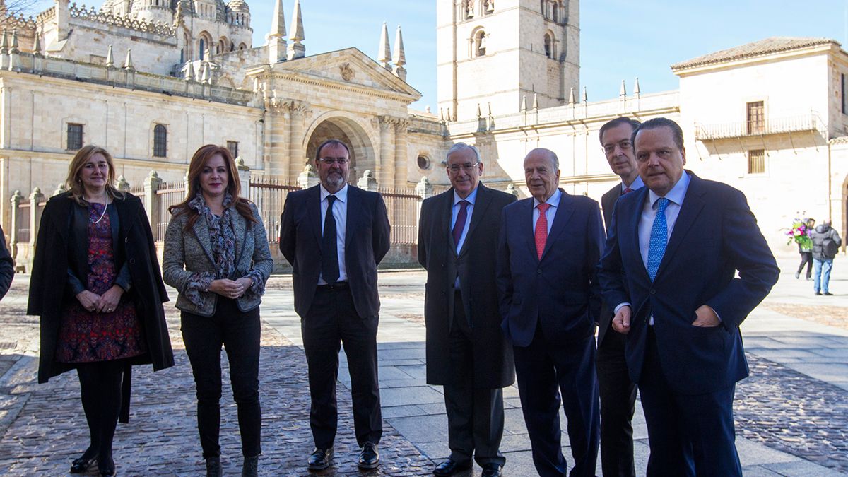 El Consejo Consultivo de Castilla y León celebra el Pleno de aprobación de la Memoria correspondiente al año 2017, con la asistencia de la presidenta de las Cortes de Castilla y León, Silvia Clemente, y el consejero de Educación, Fernando Rey. | ICAL