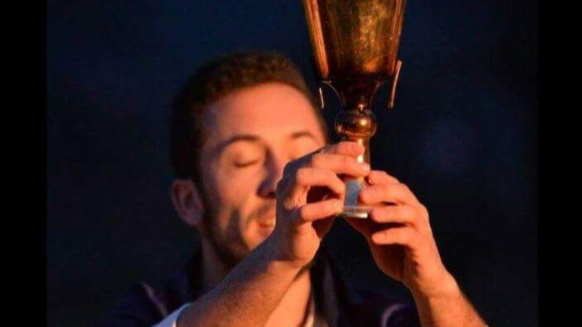 Borja Ares, en el papel de Jesús de Nazaret. | A.C. San Esteban Borja Ares, en el papel de Jesús de Nazaret. | A.C. San Esteban