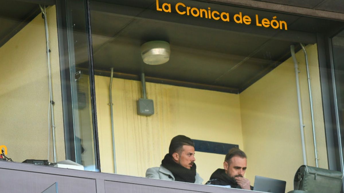 De la Barrera vio el partido desde una de las cabinas de prensa. | LA LIGA