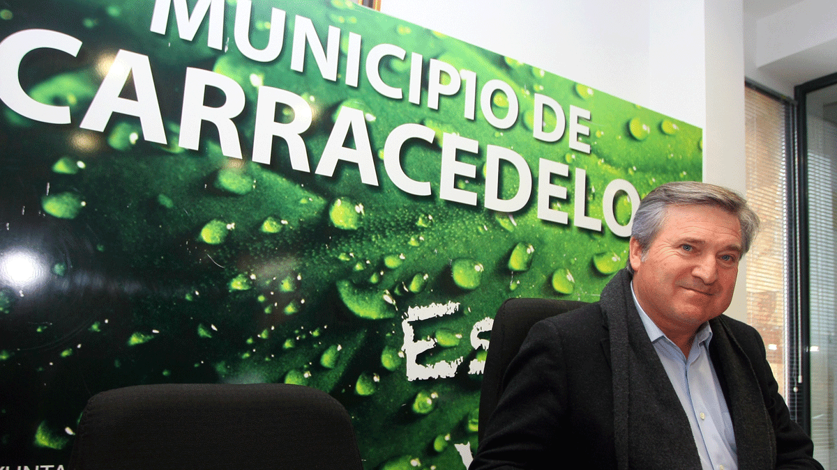 Raúl Valcarce, alcalde de Carracedelo. | César Sánchez (Ical) Raúl Valcarce, alcalde de Carracedelo. | César Sánchez (Ical)