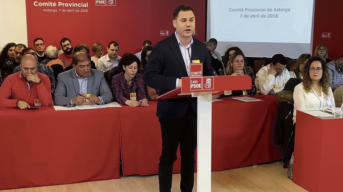 Comité provincial del PSOE celebrado este sábado en Astorga. | L.N.C.