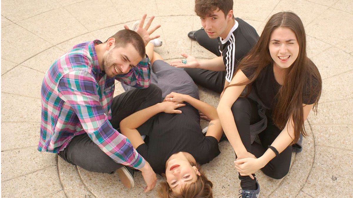 Los cuatro componentes de la banda de Mungia Belako. Los cuatro componentes de la banda de Mungia Belako.