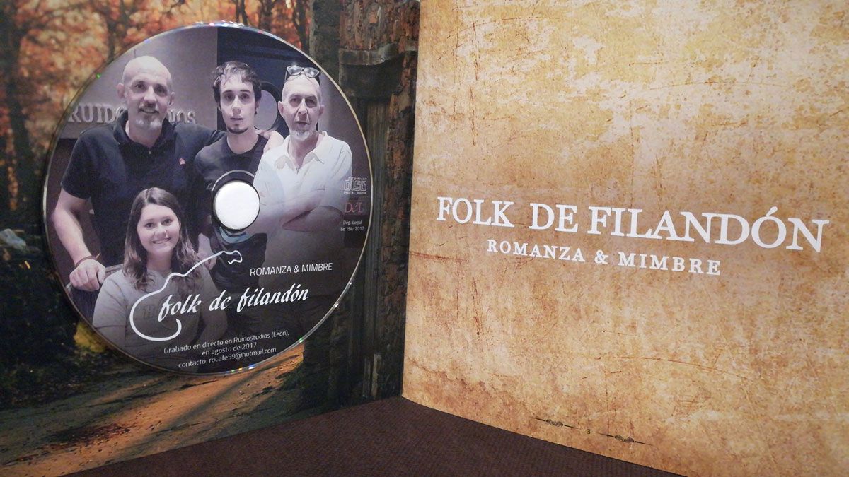 Portada del disco 'Romanza y mimbre' de Folk de filandón.