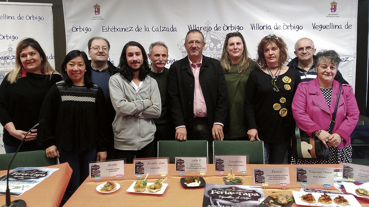 Foto de la presentación de la Feria de la Tapa de Veguellina. | P.F.