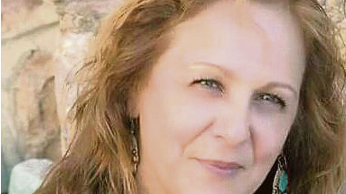 La artista Marga Román Modino.