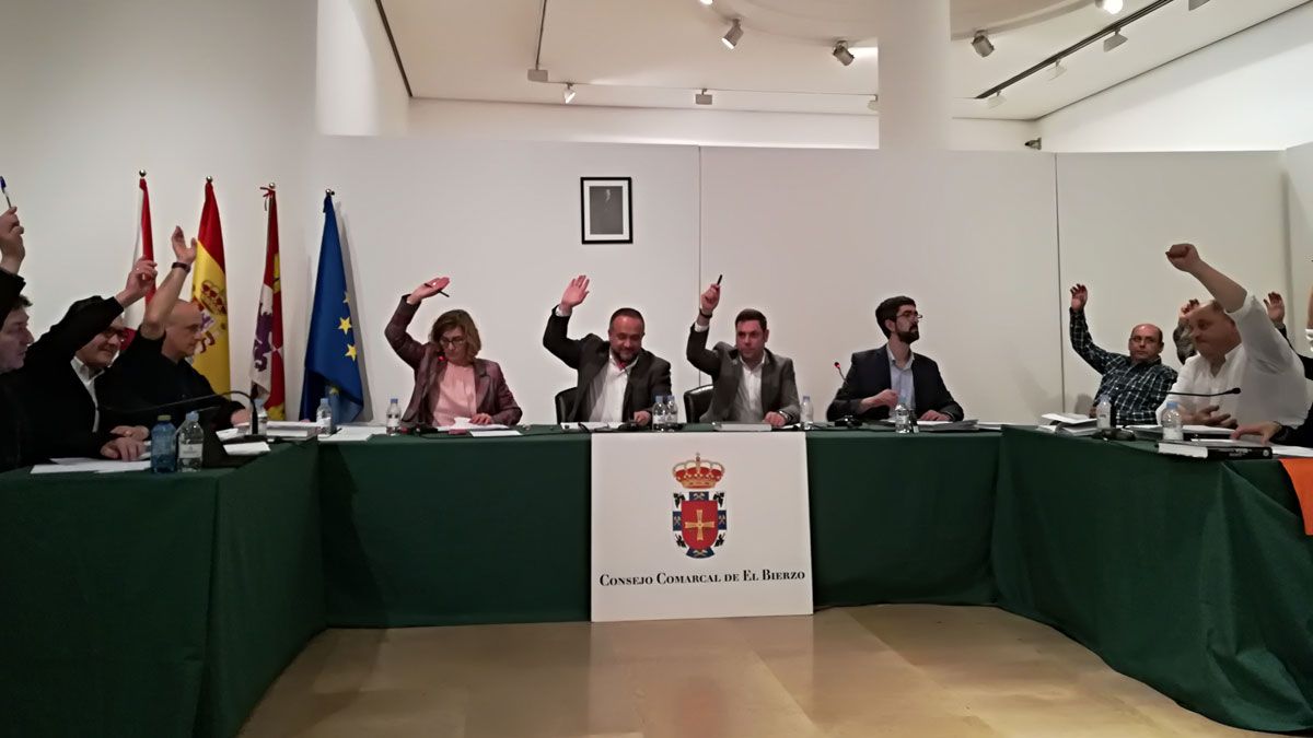 Momento de las votaciones para aprobar el nombramiento comarcal de la haltera.| M.I.