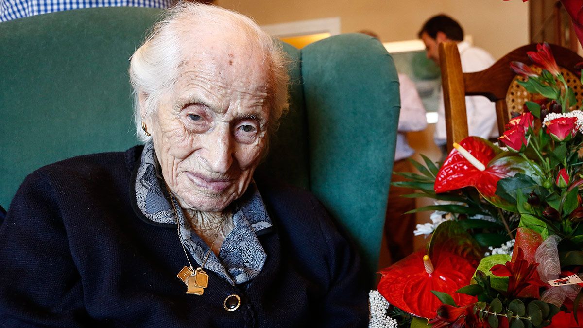 Áurea Álvarez, natural de La Majúa (León), cumple 109 años. | ICAL
