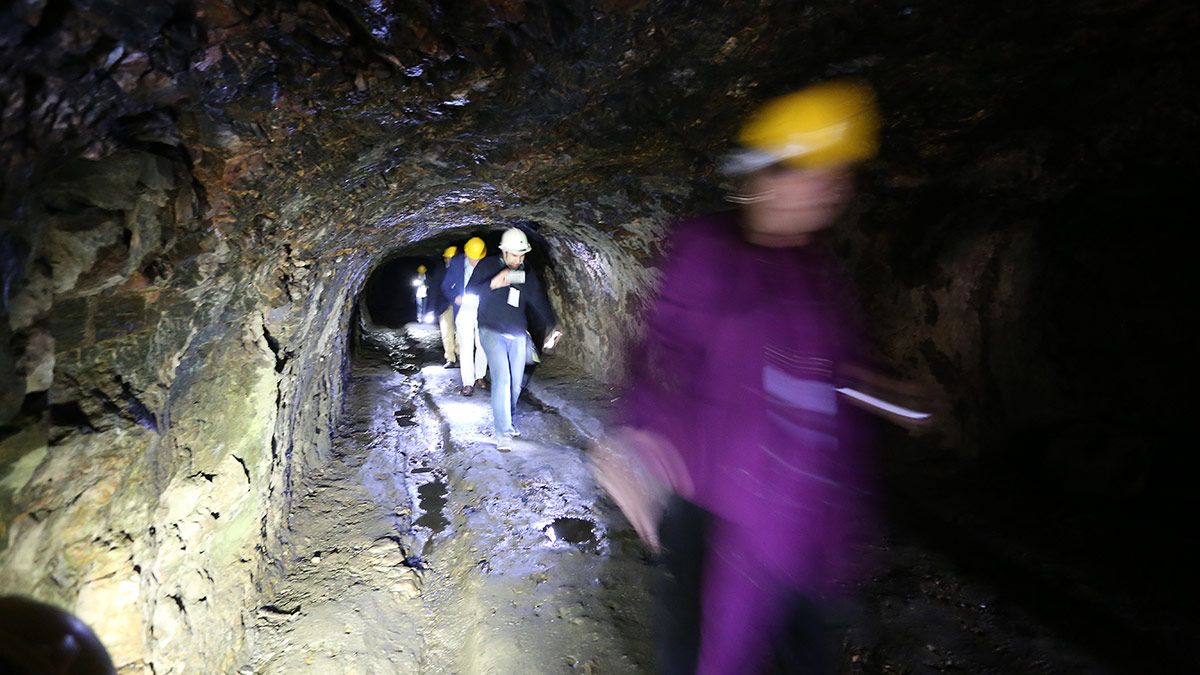 Galería minera en el paraje natural de Corta da Ribeirinha (Oporto). | ICAL