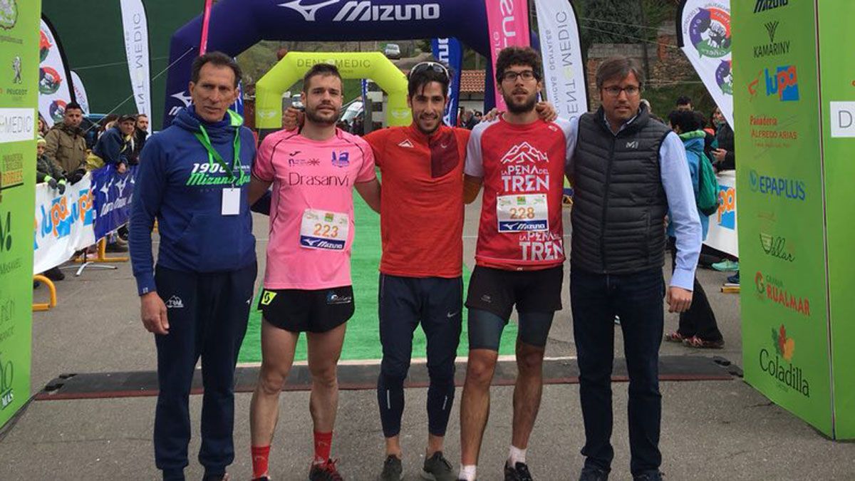 Podio masculino con Villa, Pinillas y González. | TRAILCYL Podio masculino con Villa, Pinillas y González. | TRAILCYL