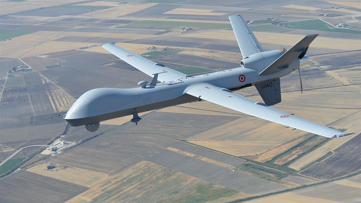 Imagen de un dron como el que llegará desde Francia. | L.N.C.