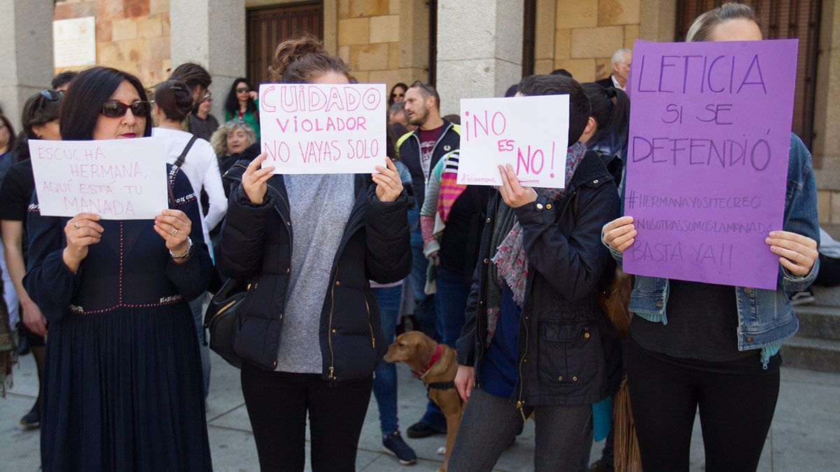 Una de las concentraciones llevadas a cabo tras el crimen. | ICAL