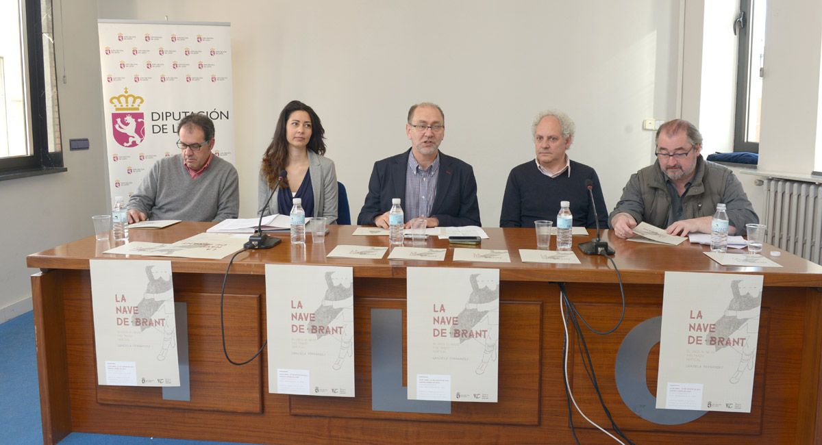 Pablo Martínez, Graziela Fernández, Teodoro Martínez, Jesús Celis y Luis García en la presentación. | MAURICIO PEÑA