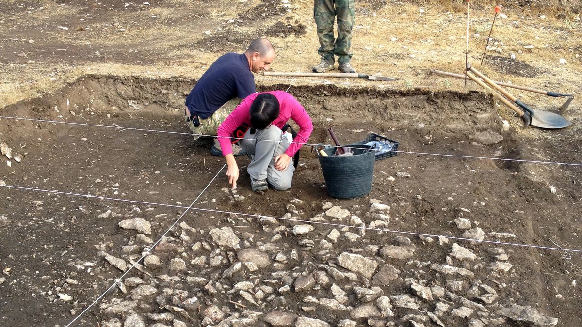 Trabajos de investigación en el yacimiento palentino de Monte Bernorio. | IMBEAC