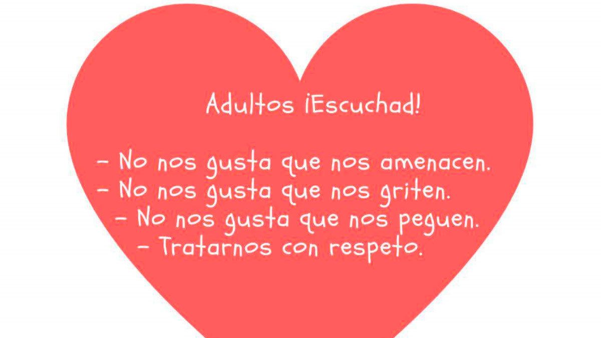 Parte del cartel que realizó Nora para justificar la convocatoria.