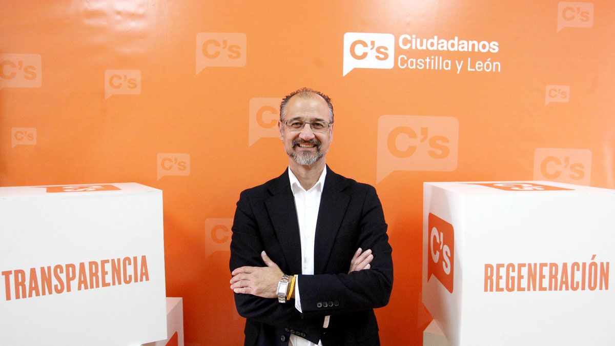 El delegado territorial de Ciudadanos (C's) en Castilla y León, Luis Fuentes. | MIRIAM CHACÓN