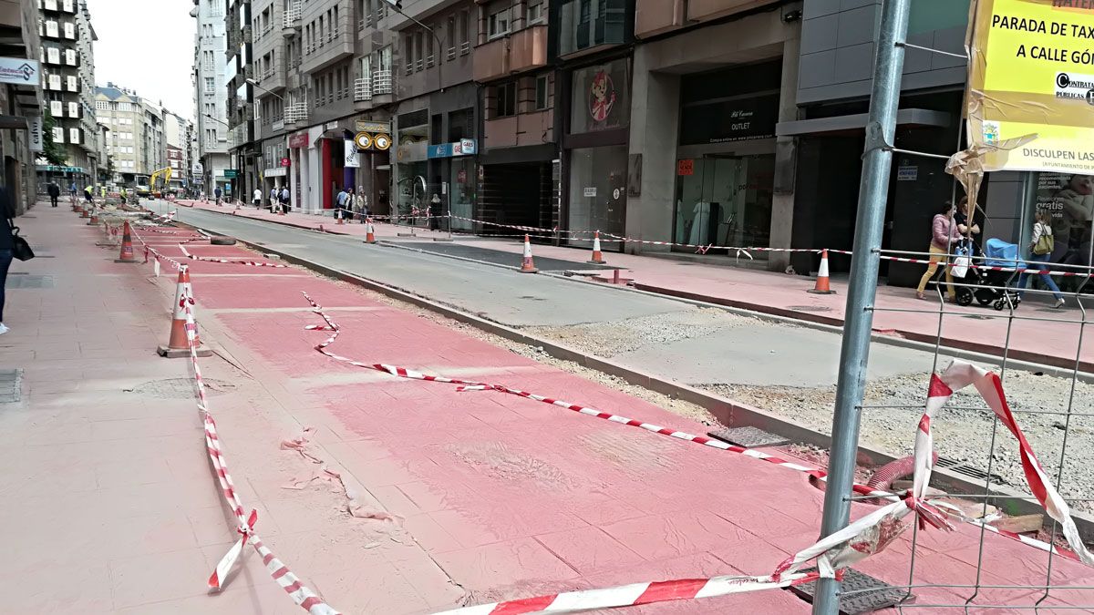 Imagen de la calle Camino de Santiago en la actualidad. | M.I.