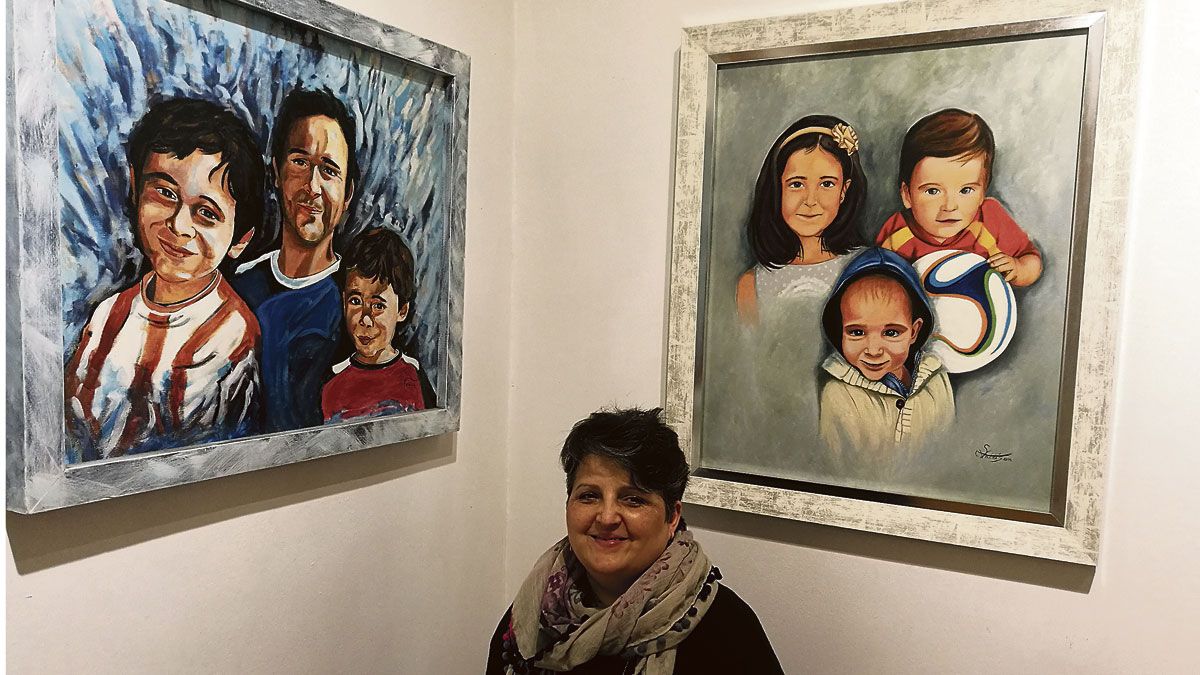 La artista leonesa Susana Valdés expone una pequeña parte de los retratos realizados en los diez ultimos años.