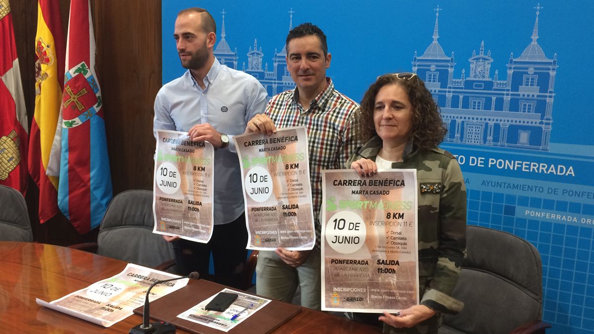 Presentación de la carrera benéfica para Marta Casado. | A.C. Presentación de la carrera benéfica para Marta Casado. | A.C.