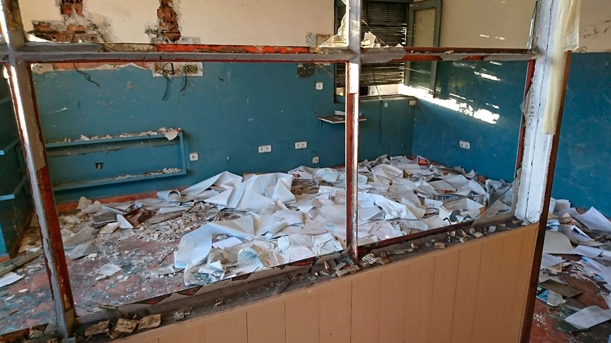 Estación de Cubillos del Sil en 2018.