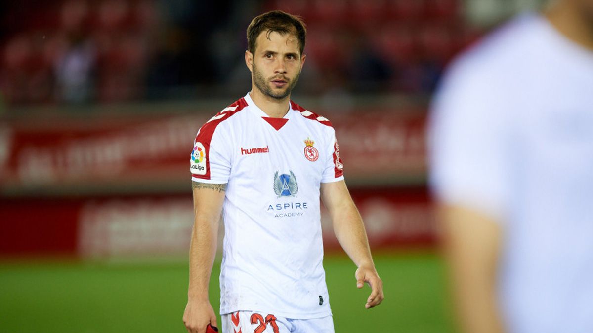 Antonio Martínez, desolado tras consumarse al descenso. | LA LIGA