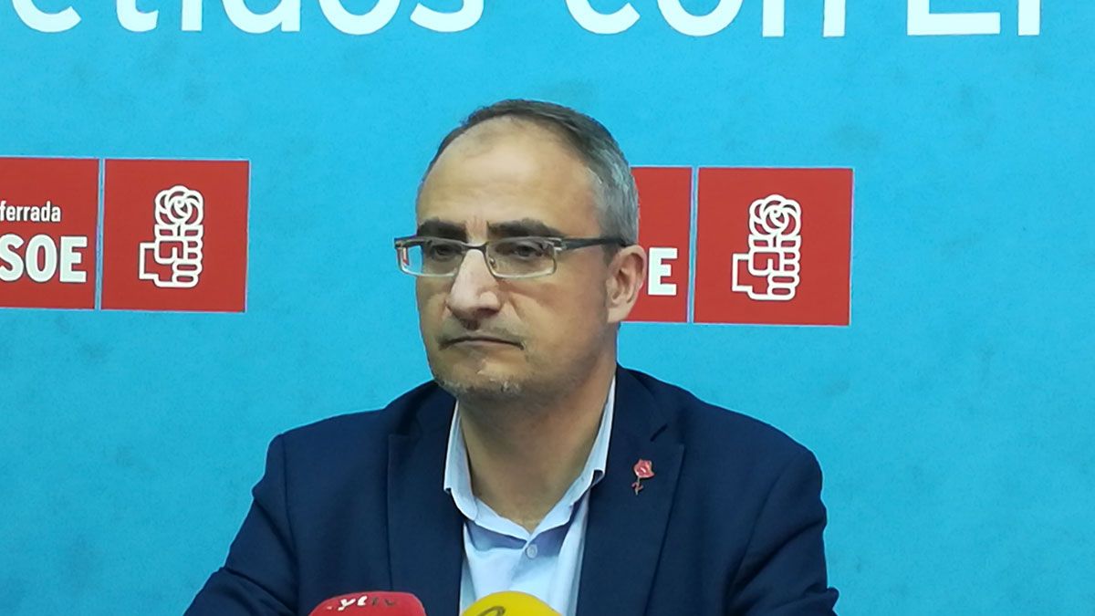 El portavoz del PSOE en Ponferrada, Olegario Ramón. | ICAL El portavoz del PSOE en Ponferrada, Olegario Ramón. | ICAL