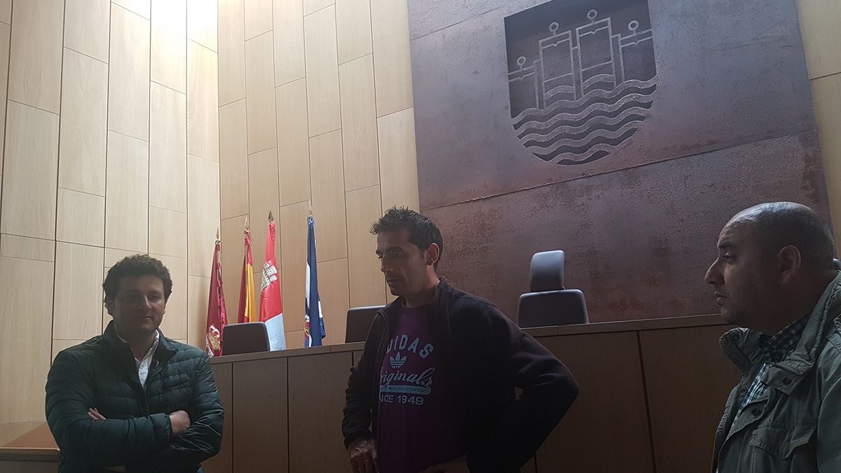 Manuel García, Eleuterio González y Rodrigo Valle. | L.N.C.