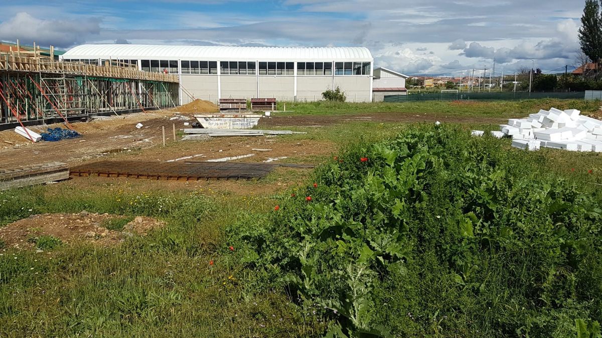 La tercera ampliación del centro ocupa cuatro parcelas anexas al colegio Los Adiles. | L.N.C