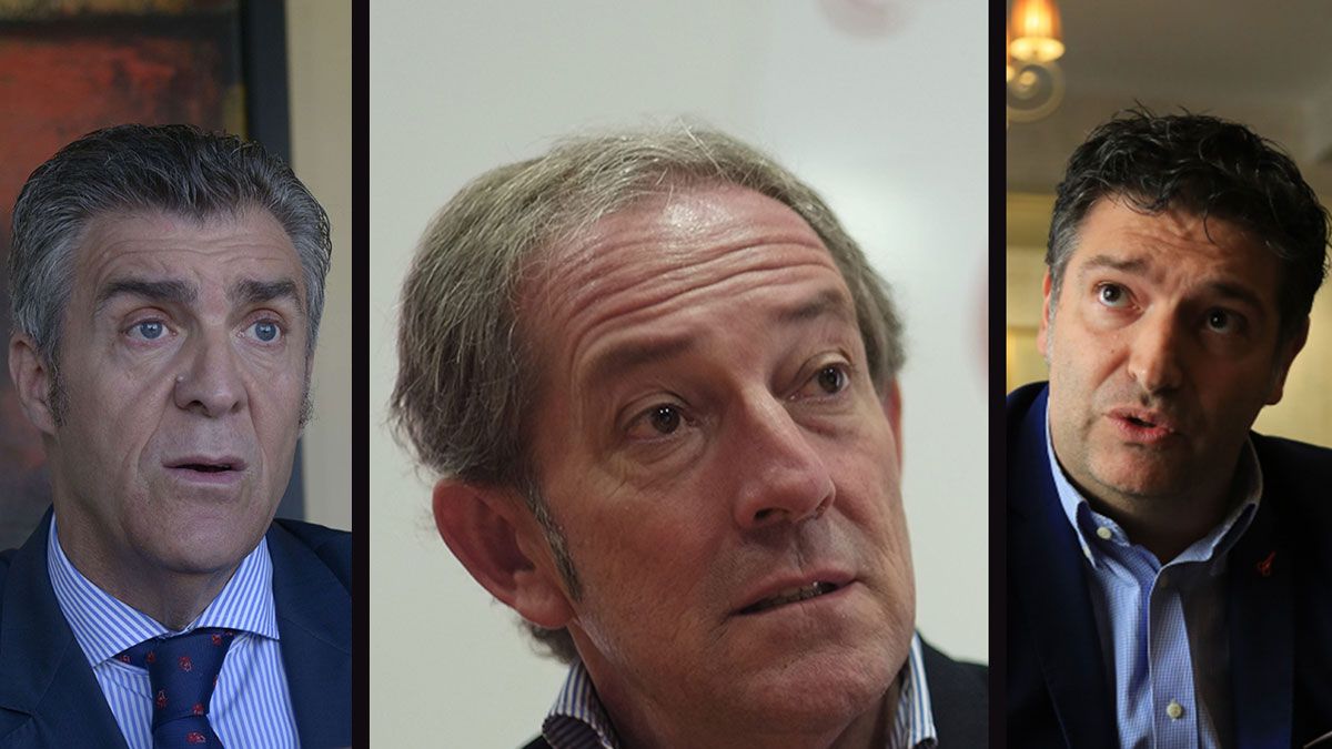 Javier Cepedano (Fele), Javier Vega (Cámara) y Julio César Álvarez (CEL). | L.N.C.