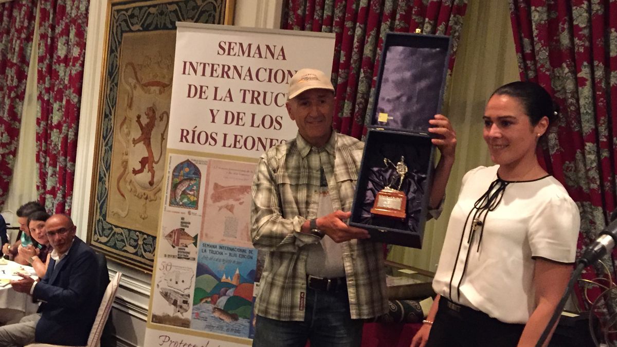 El leonés Pablo Castro, ganador de la Semana Internacional de la Trucha de León por quinta vez. | R.P.N.