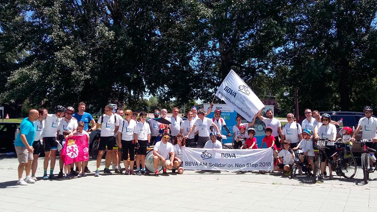 'Solidarios Non Stop' a su paso por León. | L.N.C.