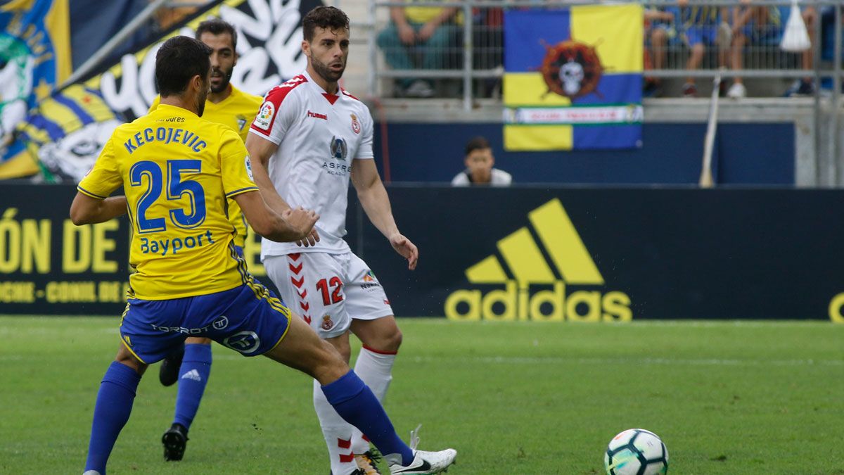 Rodri, durante un partido con la Cultural.