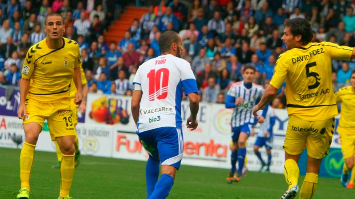 Imagen de un partido entre Ponferradina y Oviedo en El Toralín. | LALIGA
