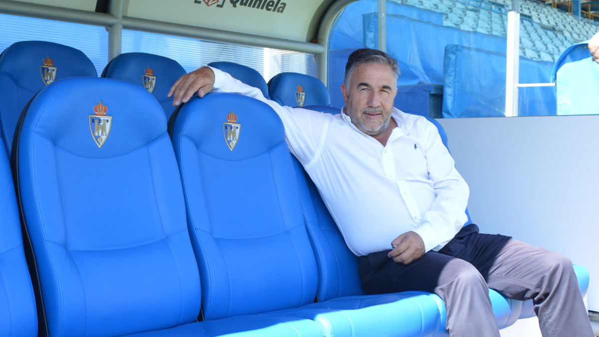 El presidente de la Deportiva, José Fernández Nieto, en una imagen de archivo.