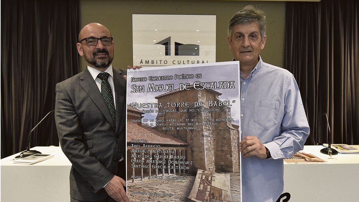 Juan Carlos Vázquez y Alfredo García presentaron el encuentro. | SAÚL ARÉN