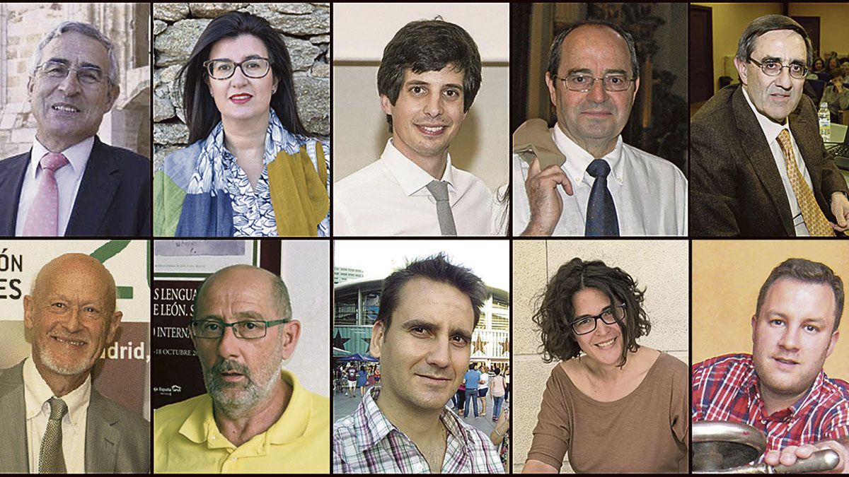 Ponentes que participarán en el curso de verano de la Universidad de León que se impartirá entre el 10 y el 13 de julio en Gordoncillo.